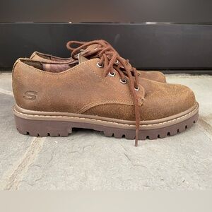 Sketchers Brown Oxford Women’s Shoes
